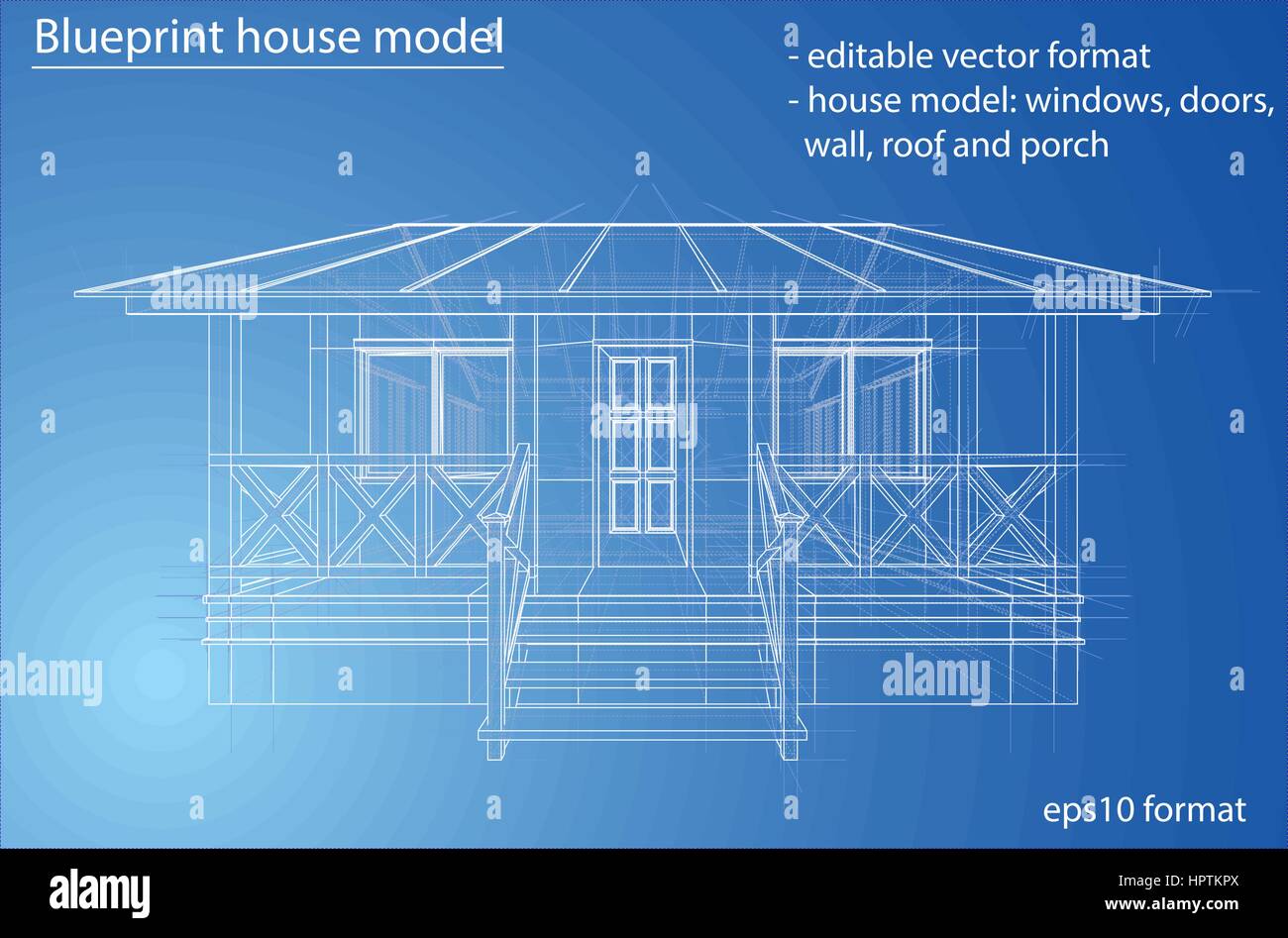 House wireframe structure. Vector Stock Vector Image & Art - Alamy