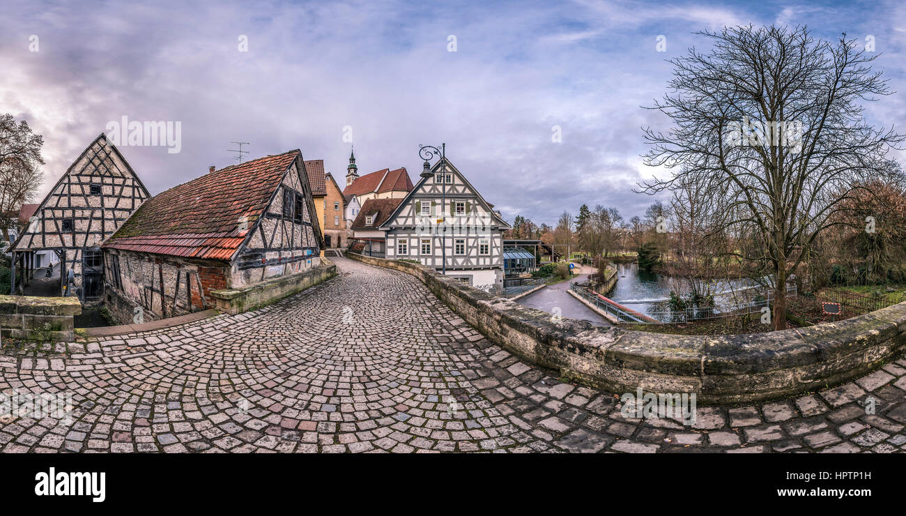 Germany, Baden-Wuerttemberg, Waiblingen, historical old town Stock Photo