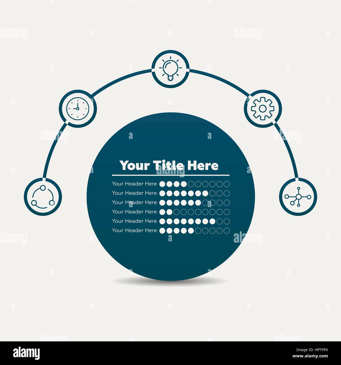 Icons and horizontal bar chart Stock Vector Image & Art - Alamy