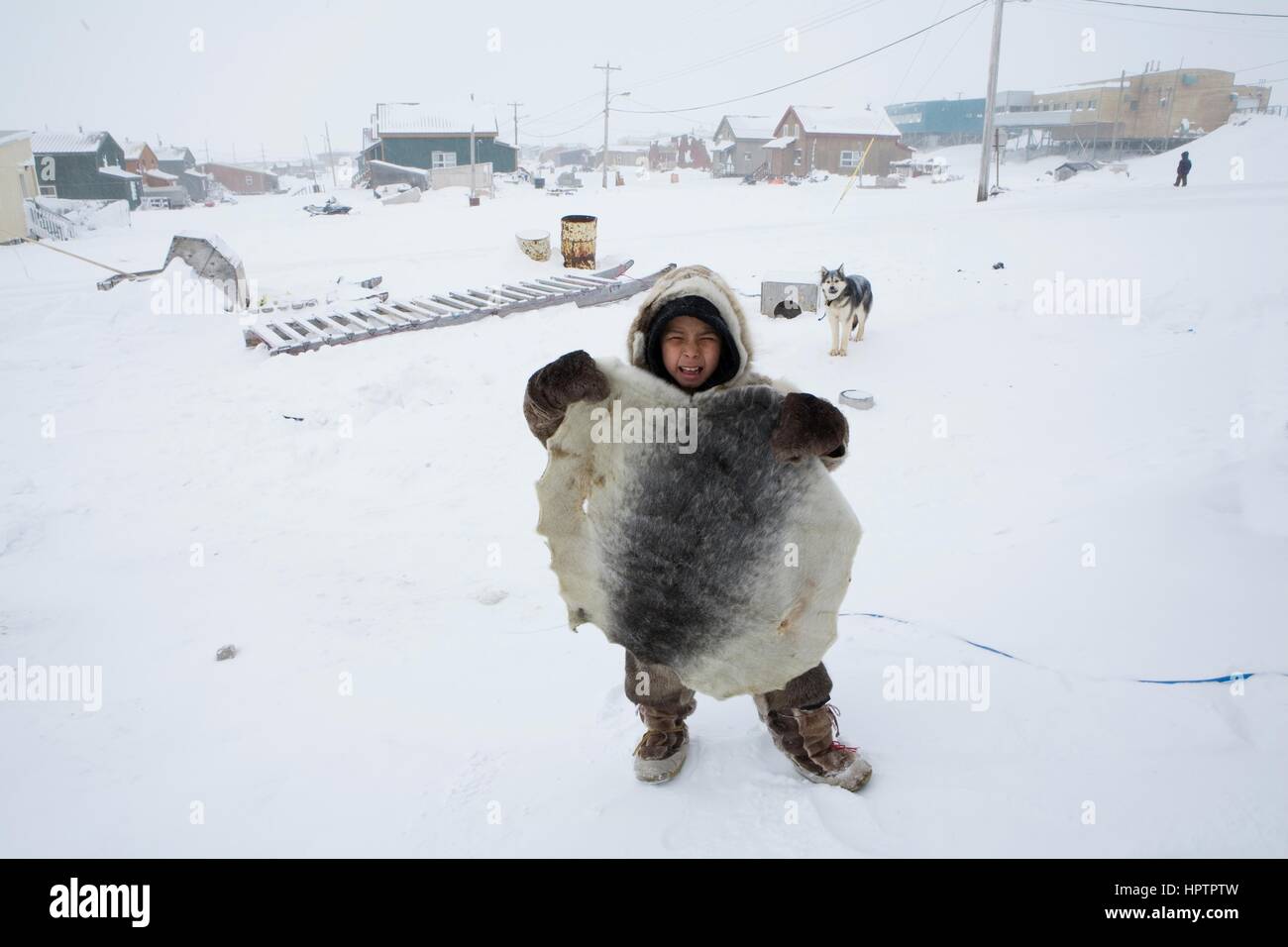 Traditional inuit clothing seal skin hi-res stock photography and images -  Alamy