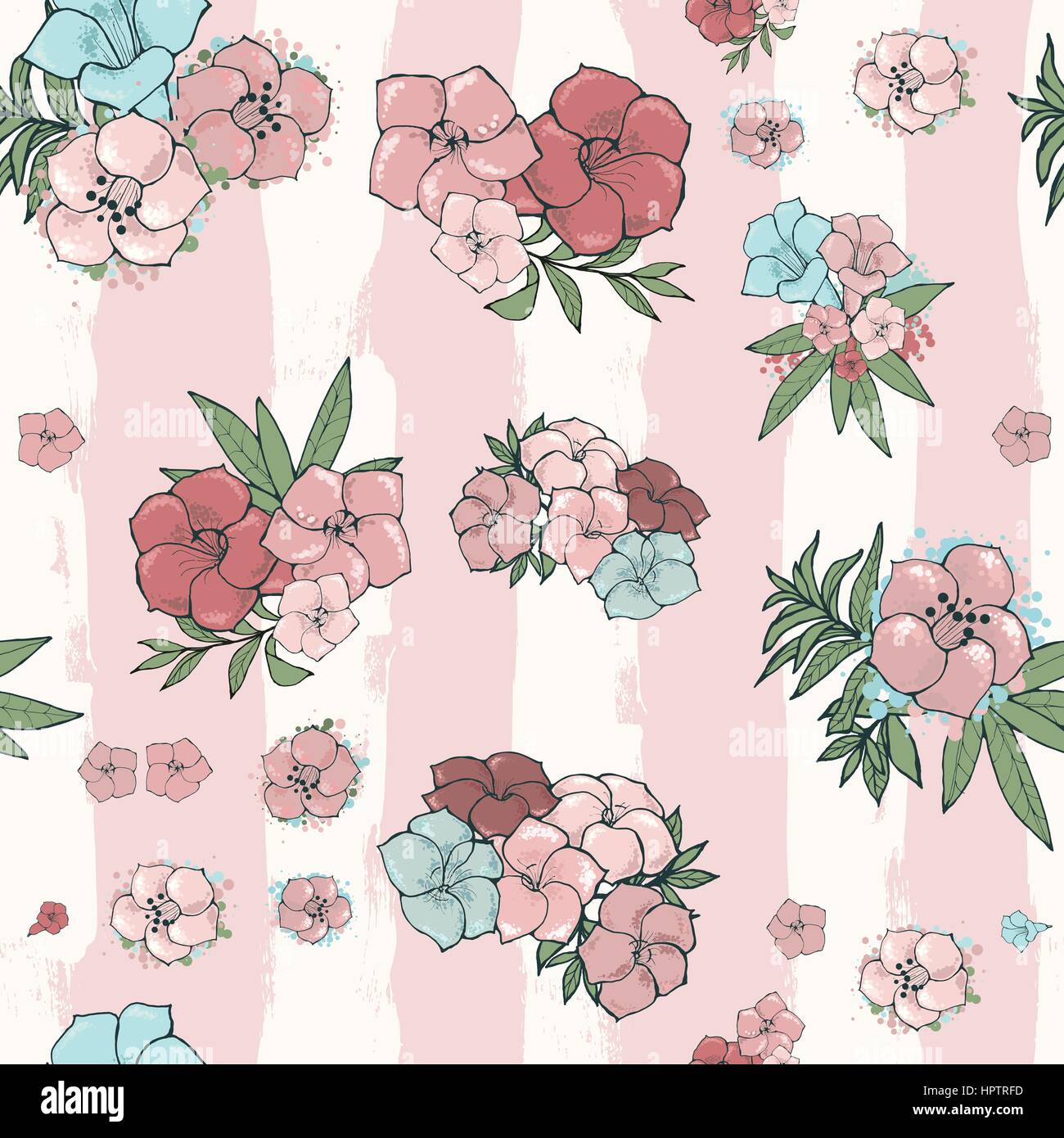 Exotic colorful flowers set Stock Vector Image & Art - Alamy