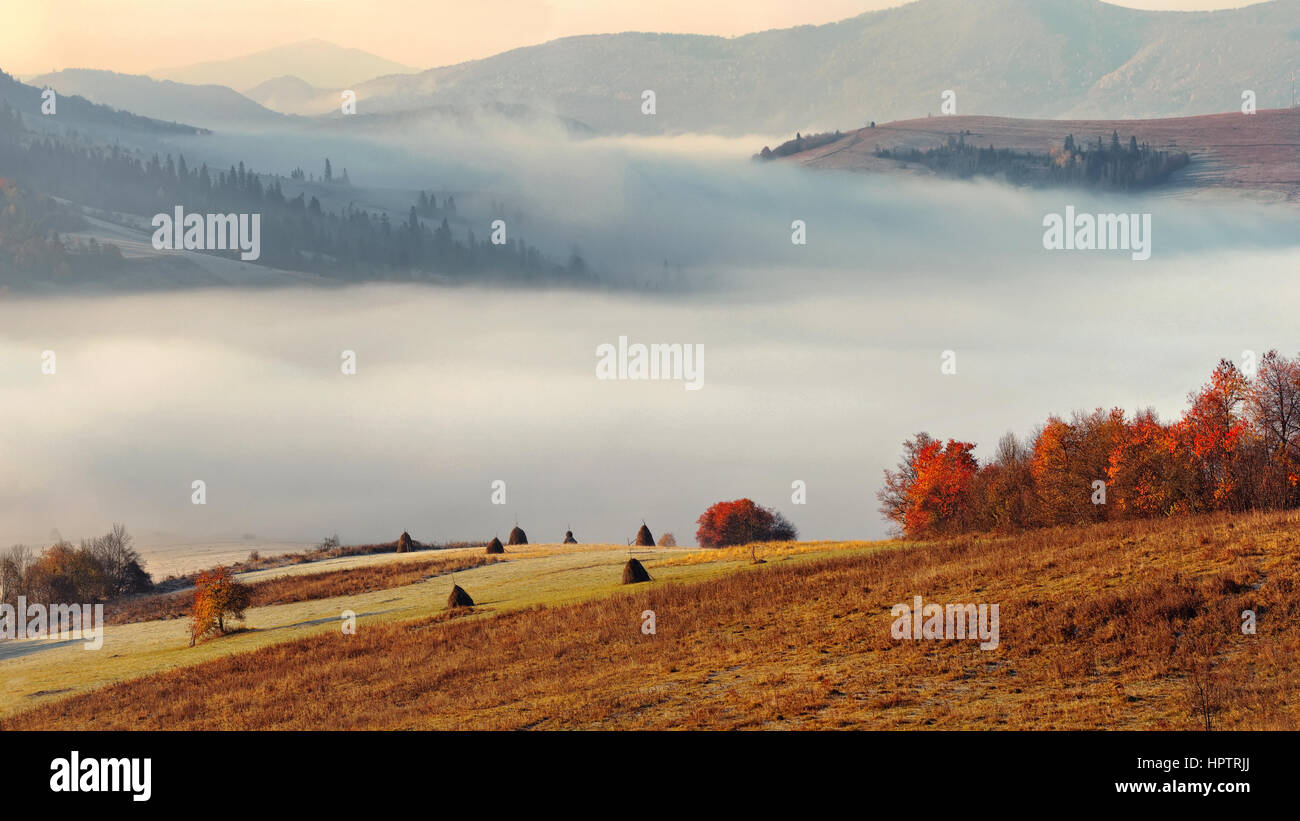 Fog valley fog hi-res stock photography and images - Alamy