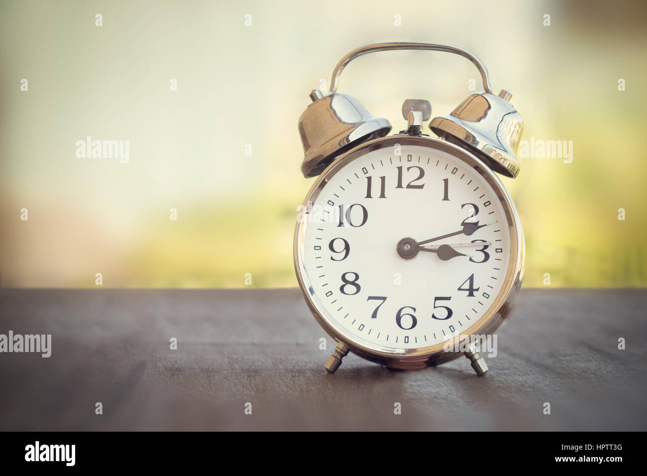 vintage alarm clock Stock Photo Alamy