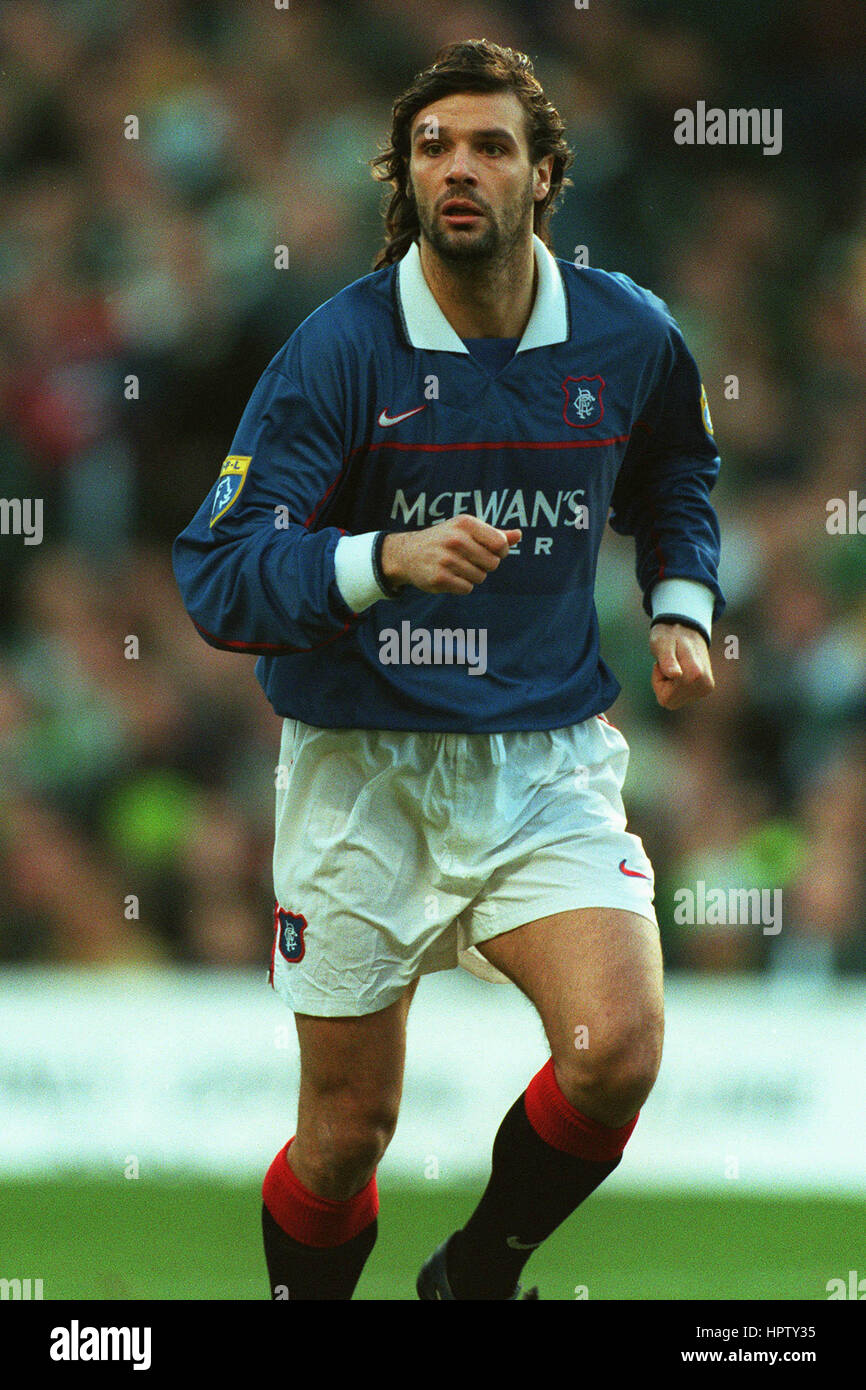 MARCO NEGRI GLASGOW RANGERS FC 07 January 1998 Stock Photo Alamy