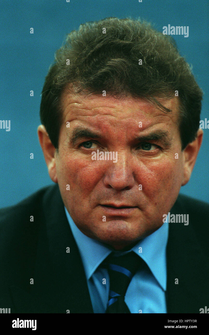 Dusan Uhrin Czech Republic Coach 07 January 1998 Stock Photo Alamy