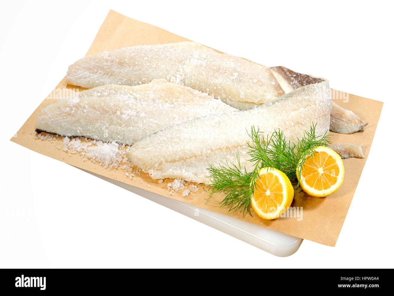 Dried Salted Cod Stock Photo Alamy