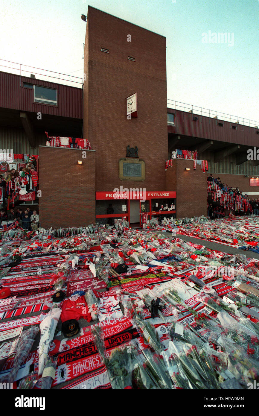 Programme Manchester United Vs Everton – 22 Janvier 1994 – Hommage Sir Matt Busby