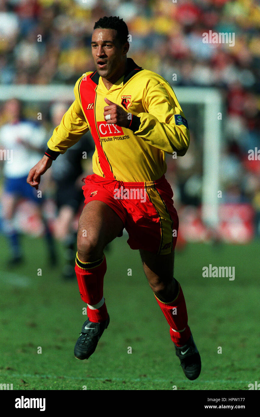 JASON LEE WATFORD FC 16 February 1998 Stock Photo - Alamy