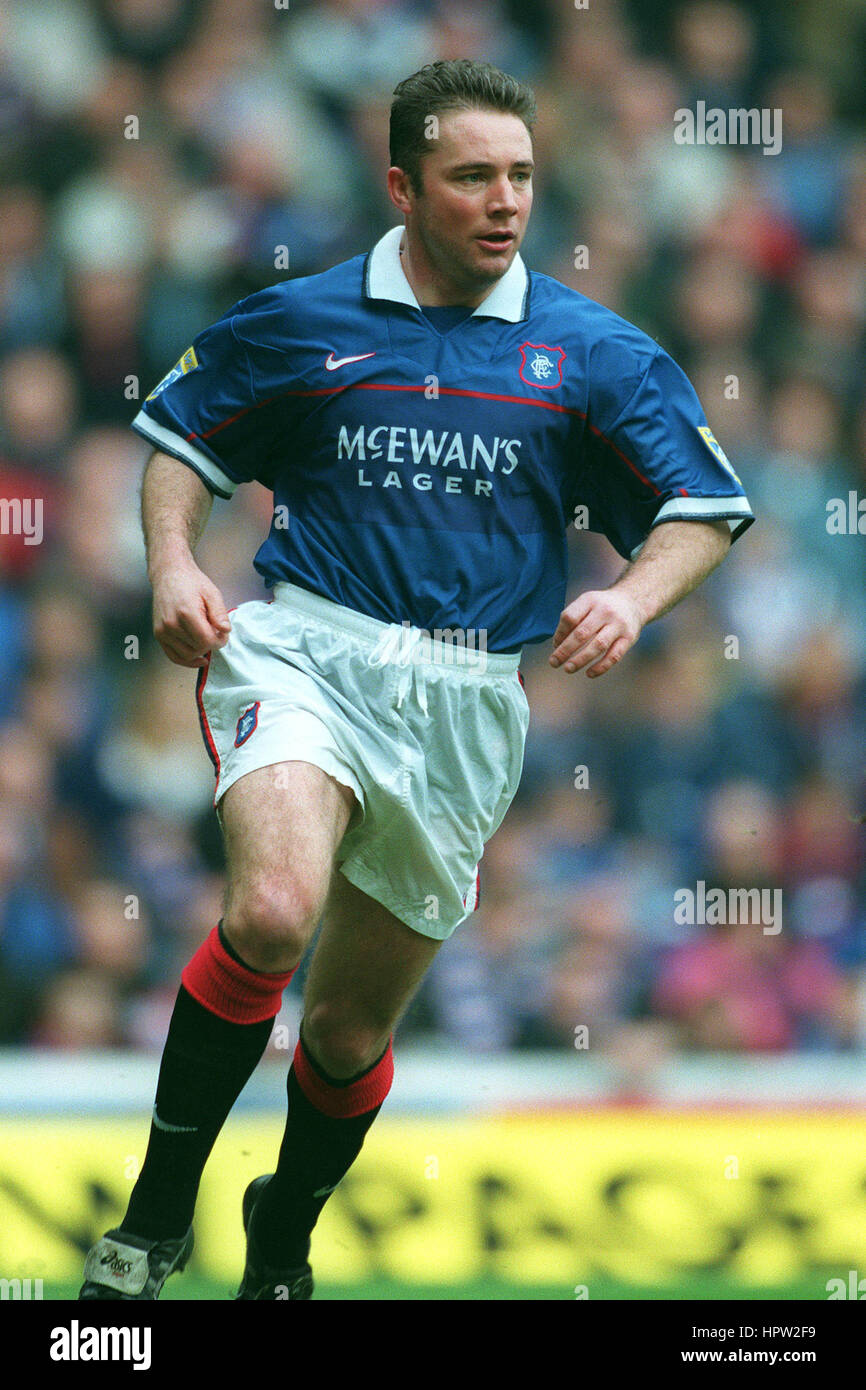 ALLY MCCOIST GLASGOW RANGERS FC 23 March 1998 Stock Photo - Alamy