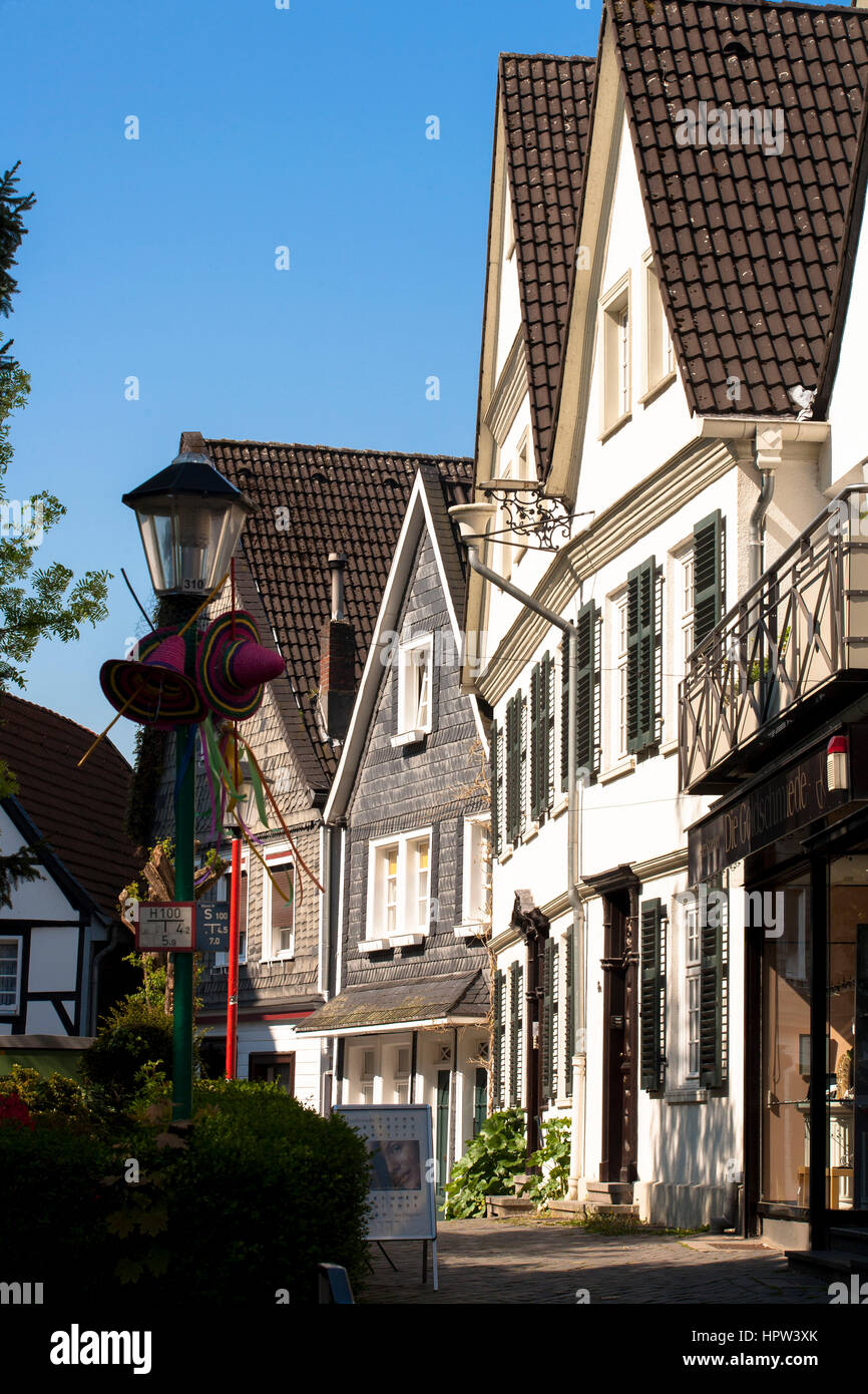 Europe, Germany, Ruhr Area, EssenKettwig, houses at the MartinLuther