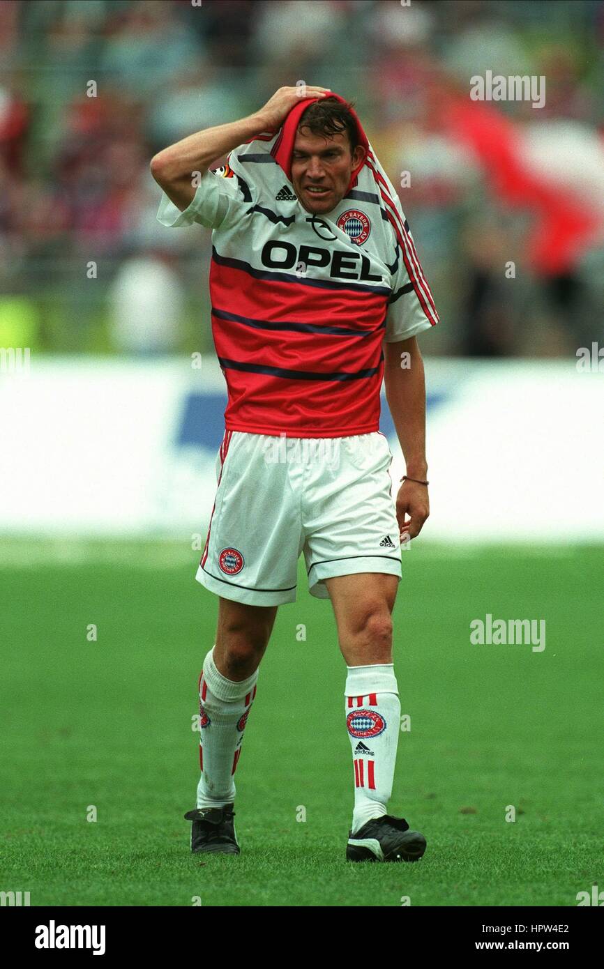 LOTHAR MATTHAUS BAYERN MUNCHEN FC 27 August 1998 Stock Photo