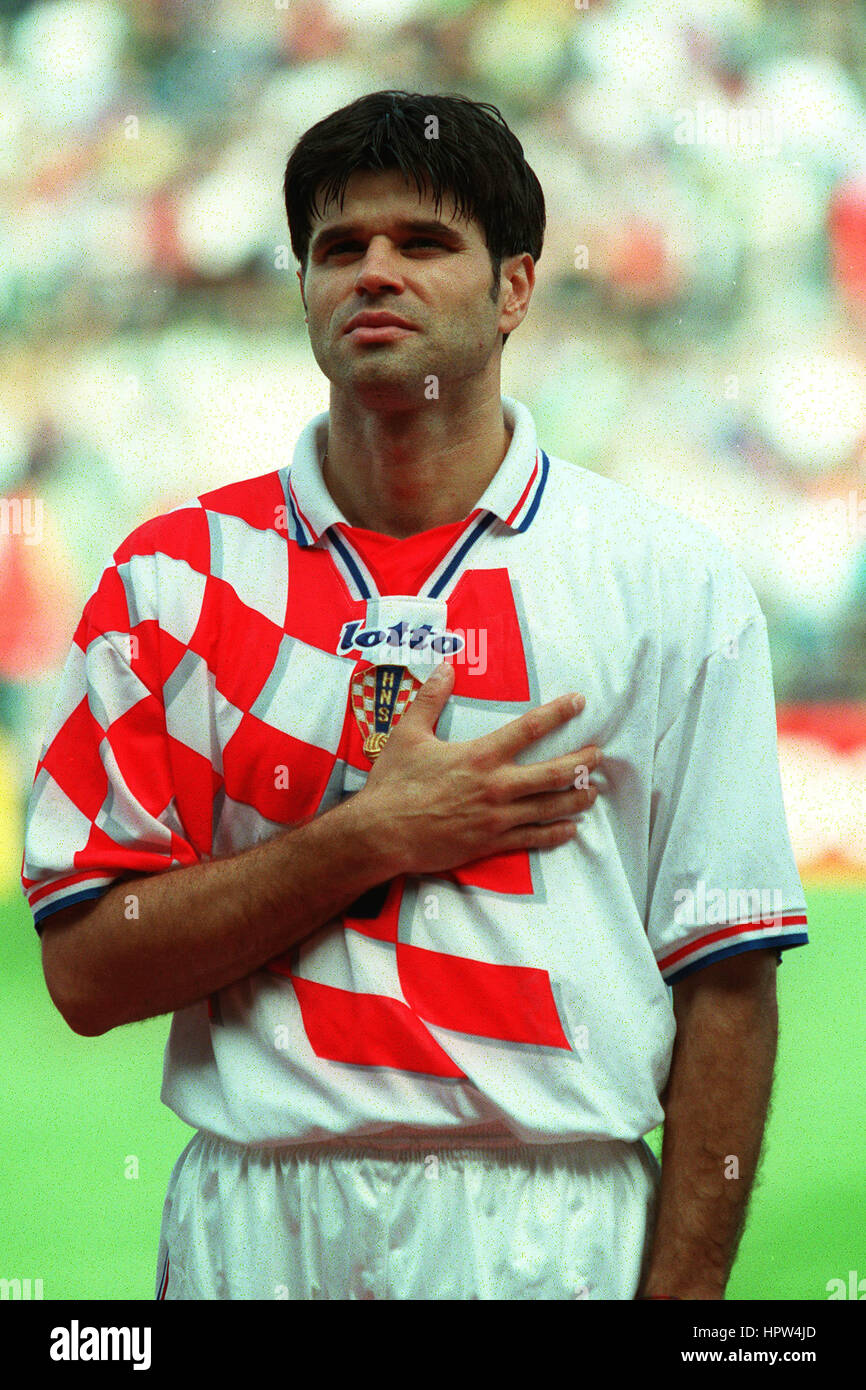 ALJOSA ASANOVIC CROATIA & PANATHINAIKOS 07 September 1998 Stock Photo