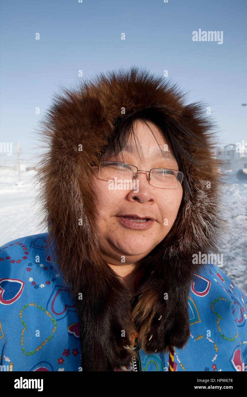 portrait of an Inuit Stock Photo - Alamy