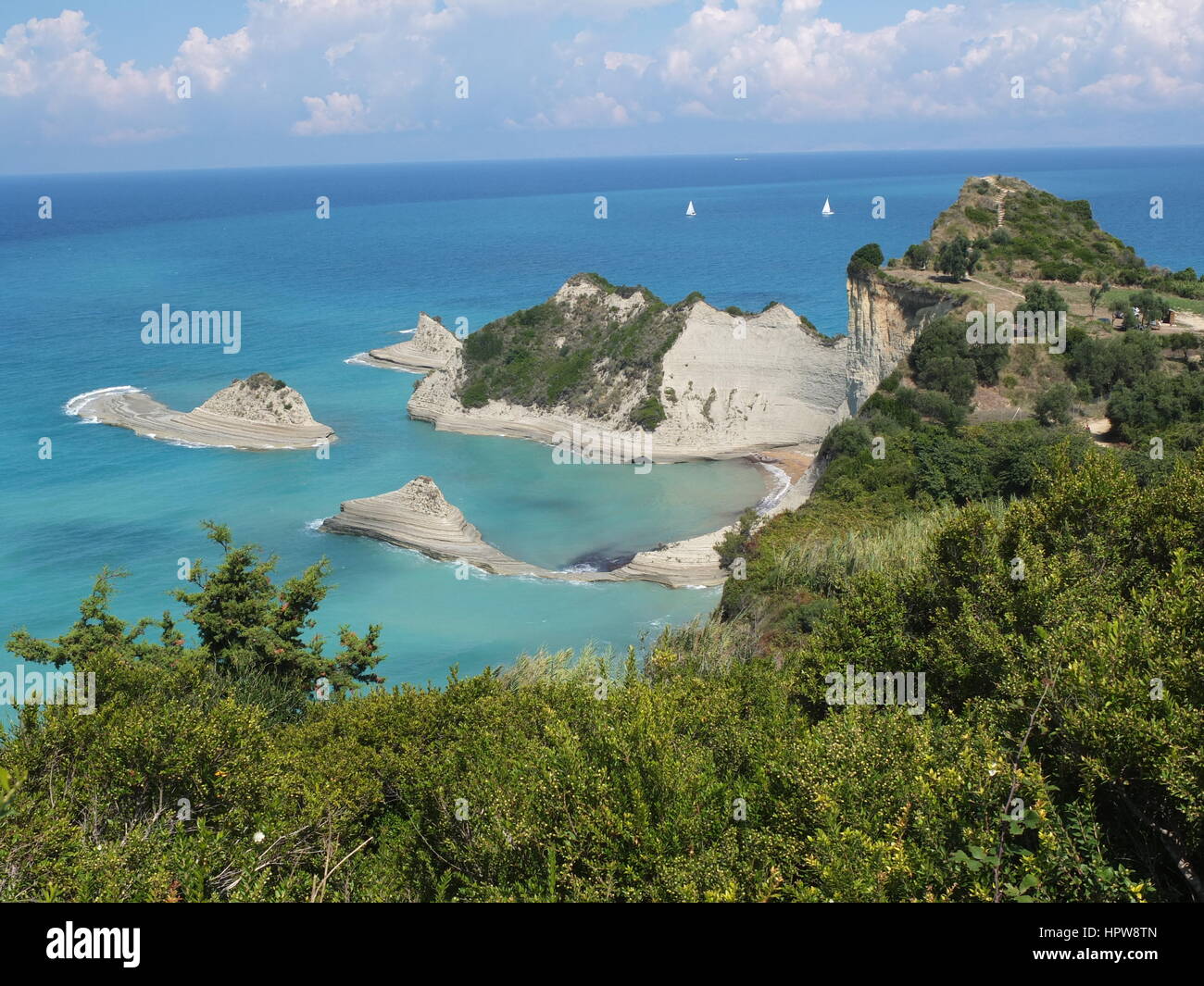 Cape Drastis, Corfu, Greece Stock Photo - Alamy