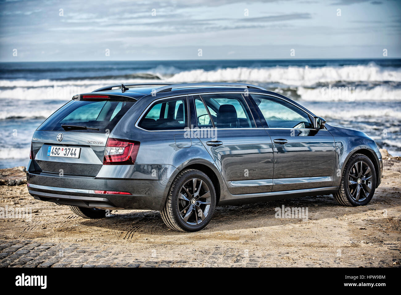 SKODA OCTAVIA III, facelift 2017 Stock Photo