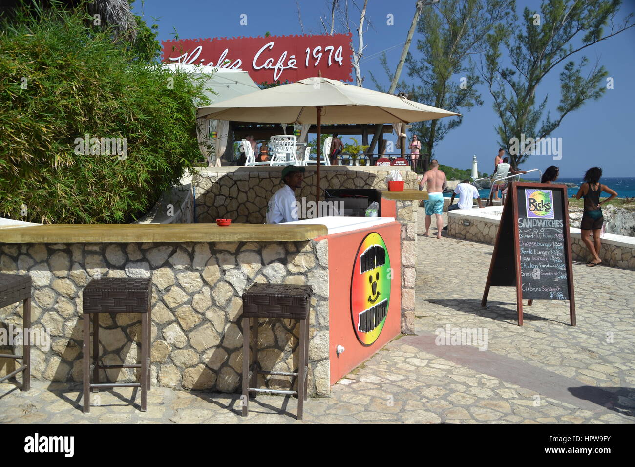 Rick's cafe, Negril, Monrego Bay, Jamaica. It’s actually a bar and