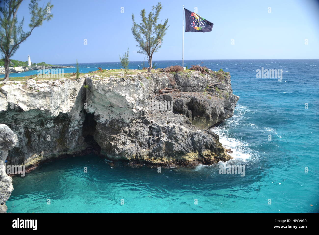 Rick's cafe, Negril, Monrego Bay, Jamaica. It’s actually a bar and