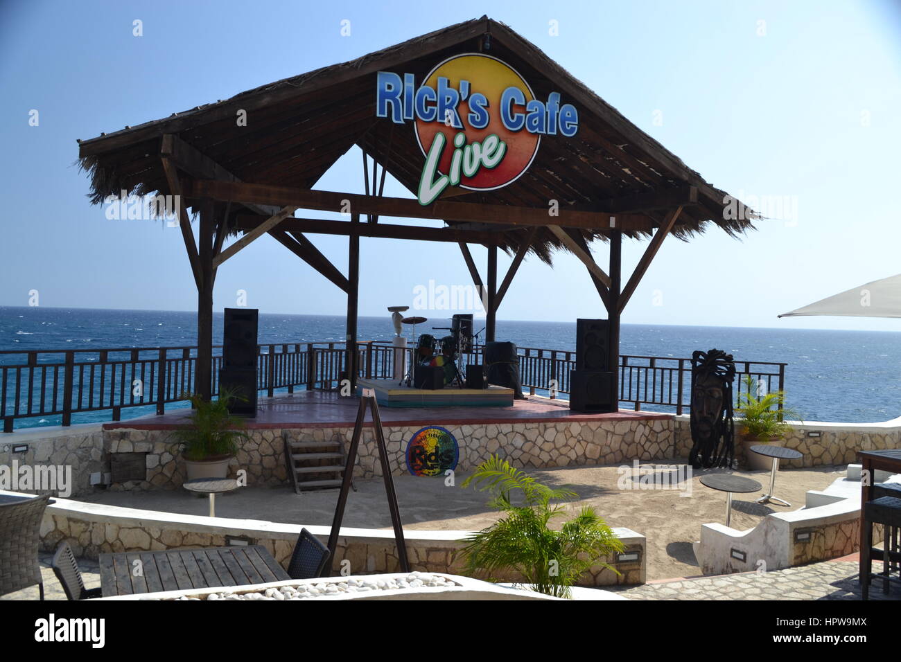 Rick's cafe, Negril, Montego Bay, Jamaica. It’s actually a bar and