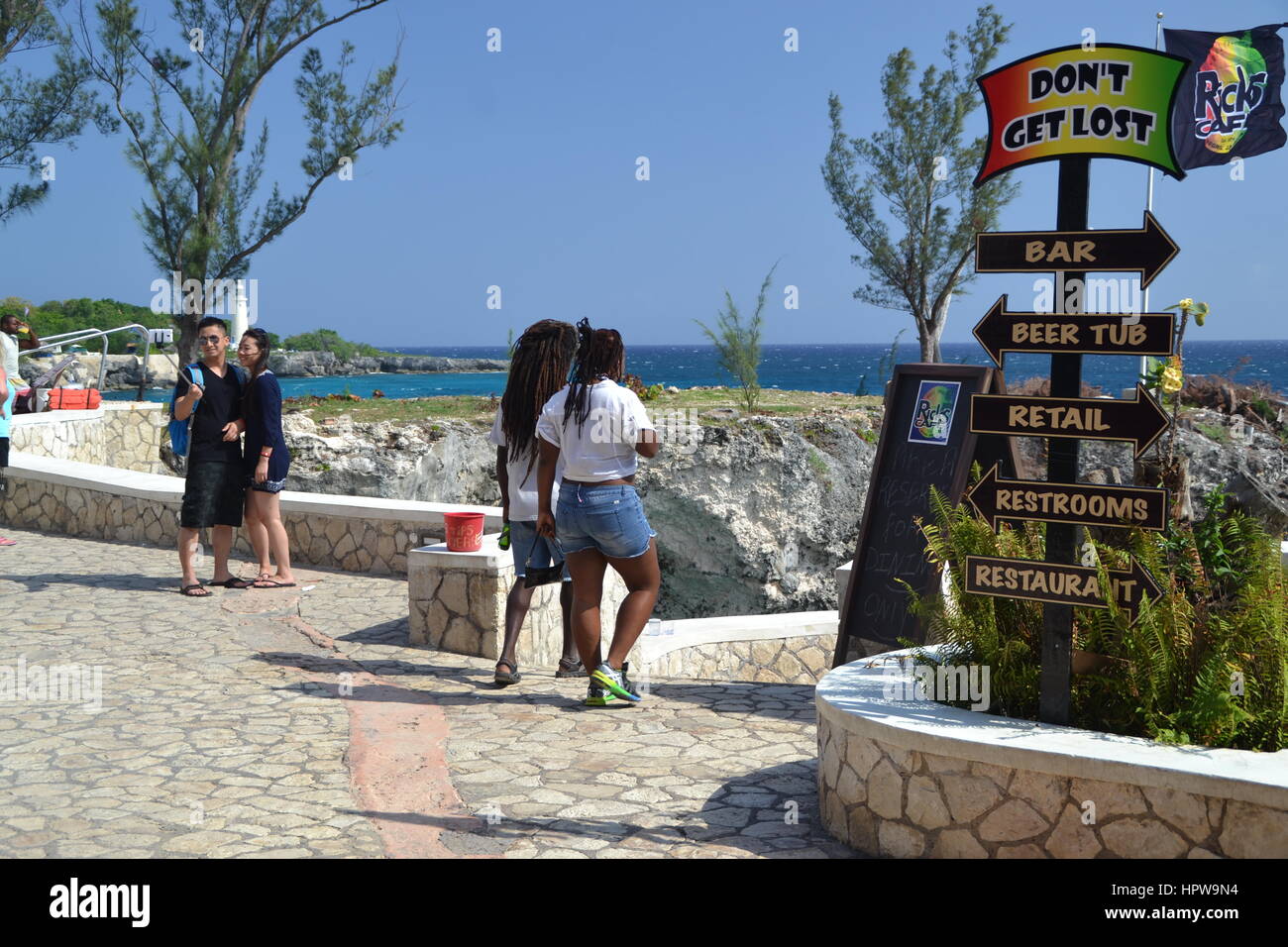 Rick's cafe, Negril, Montego Bay, Jamaica. It’s actually a bar and