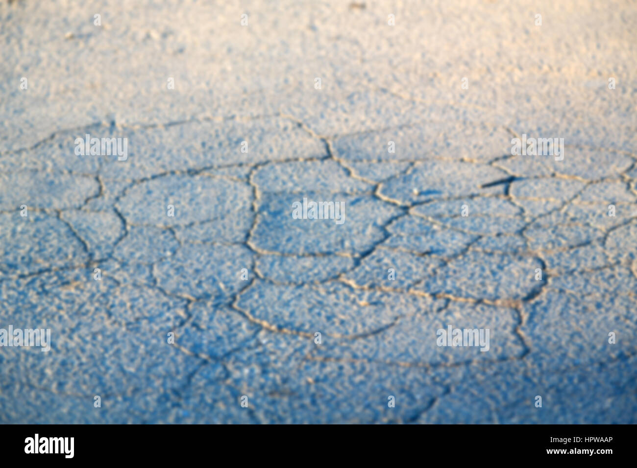 in south africa abstract broke asphalt in the old steet and light Stock