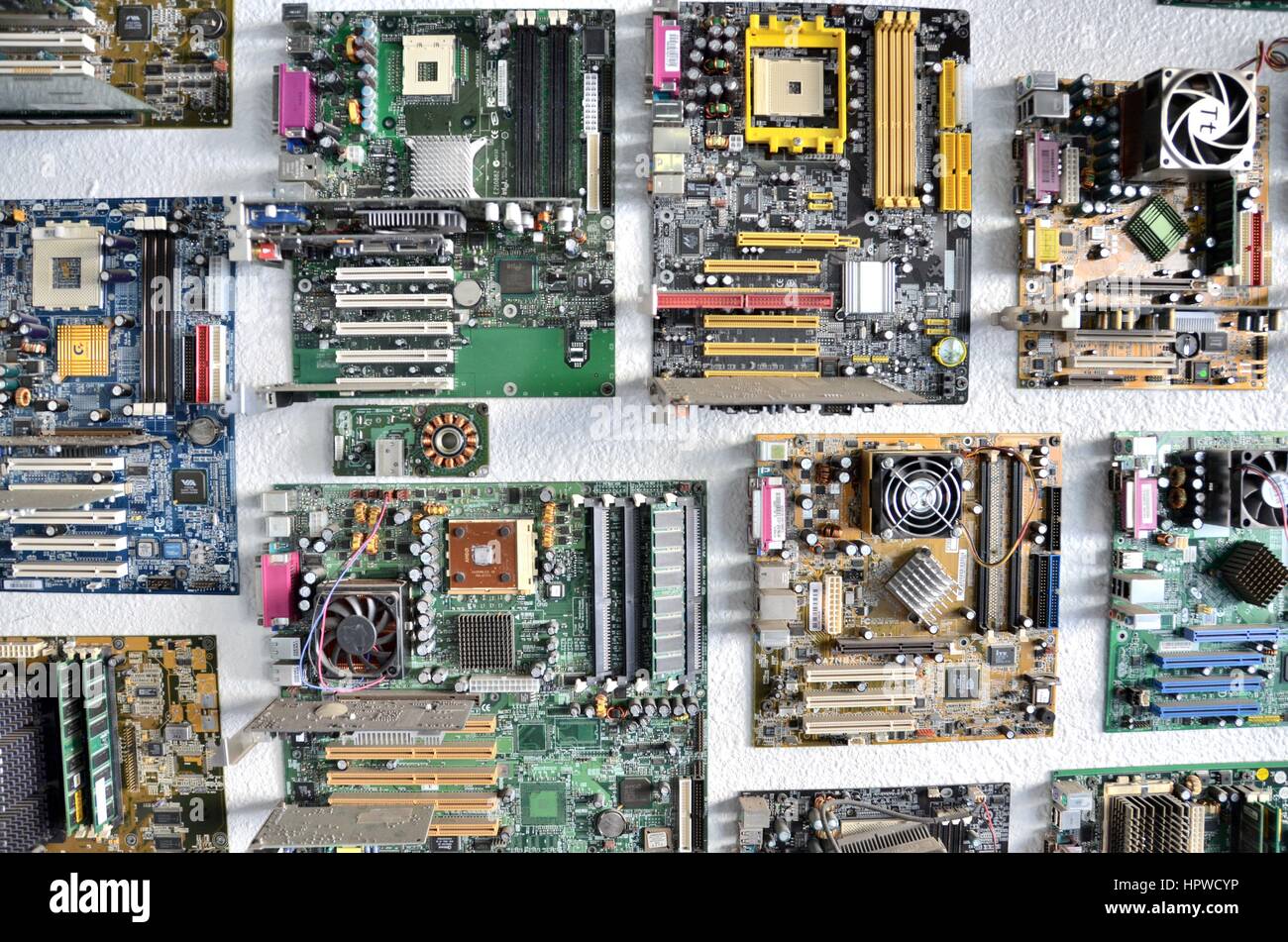 Printed Circuit Boards Stock Photo Alamy