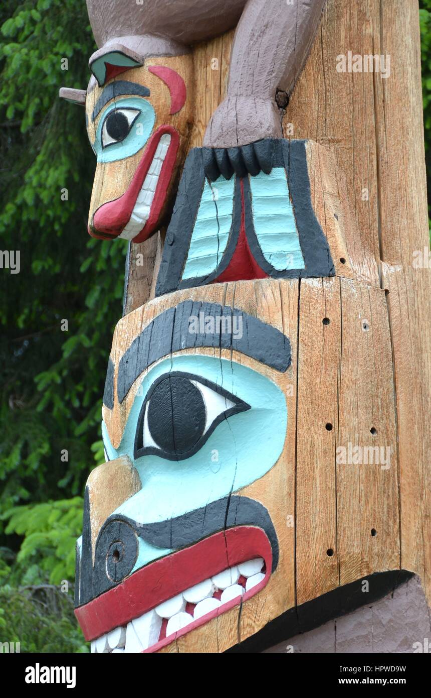 Totem Sculptures High Resolution Stock Photography and Images - Alamy