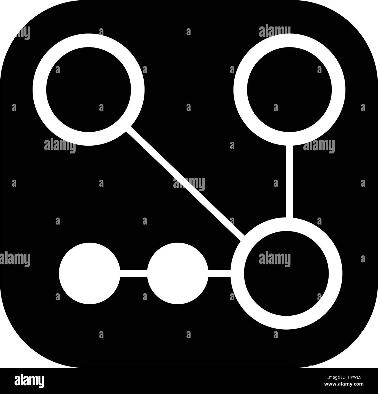 Circuit board, technology icon black Stock Vector Image & Art - Alamy