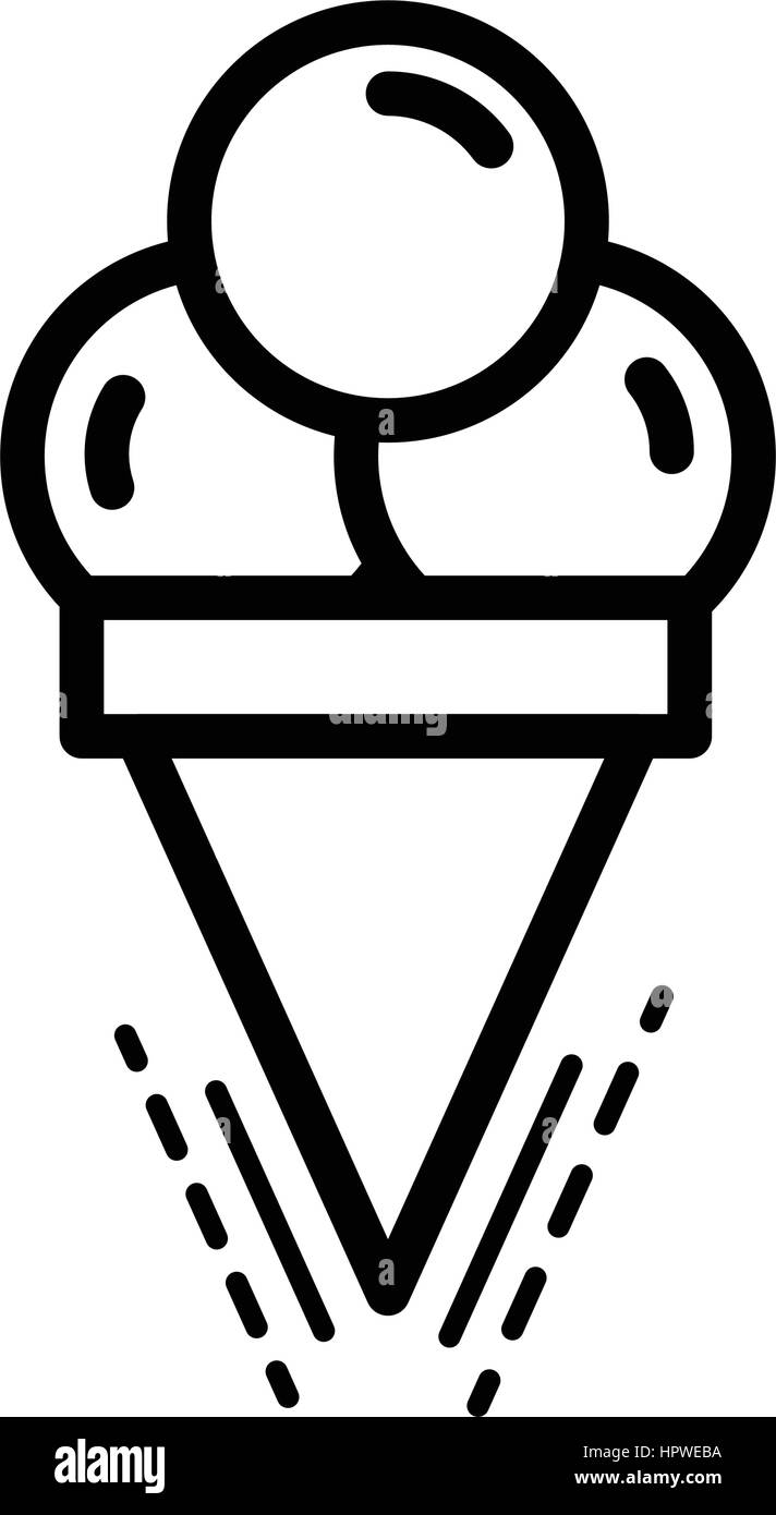 Ice Cream icon design line style Stock Vector Image & Art - Alamy