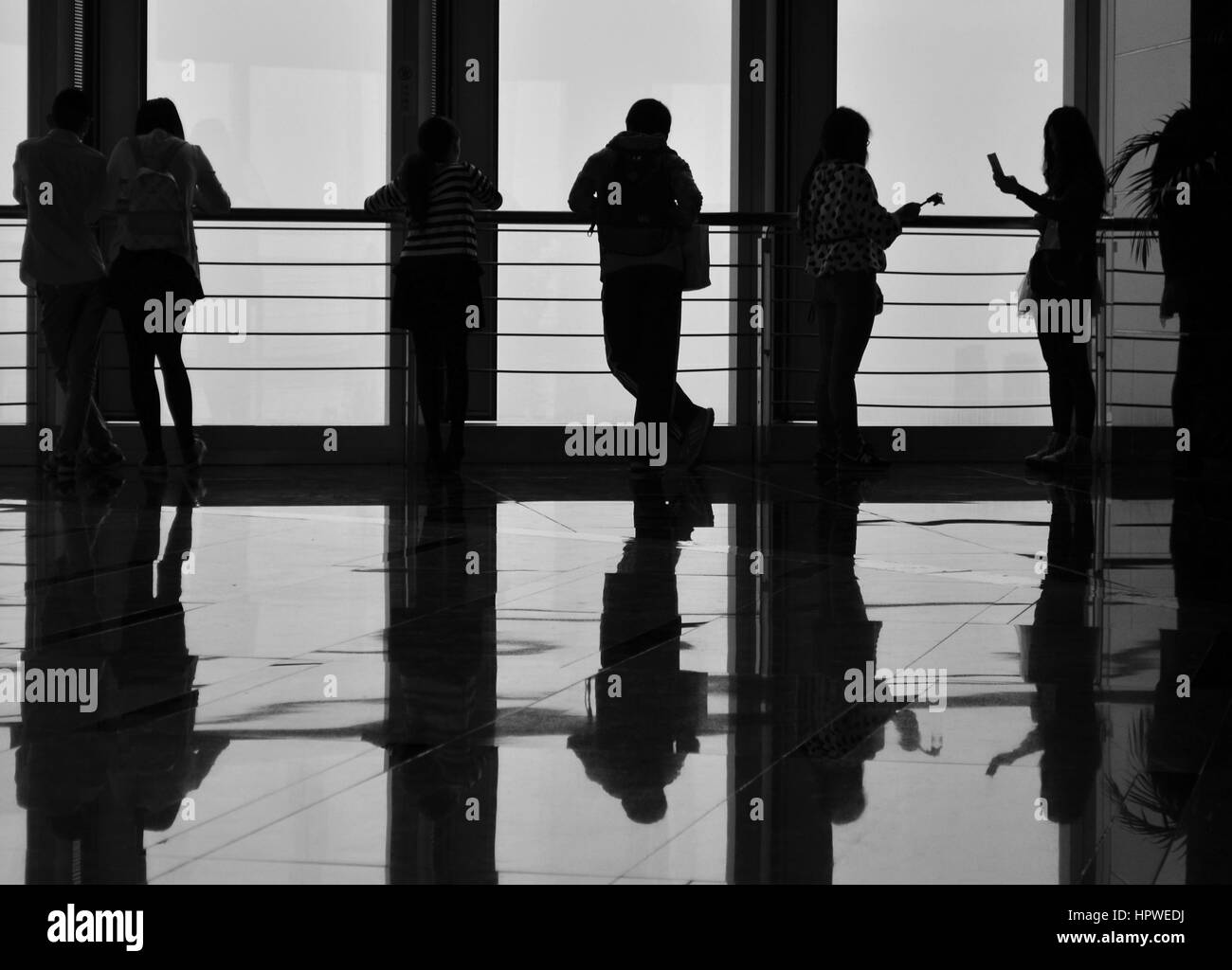Silhouette of a Couple Stock Photo - Alamy