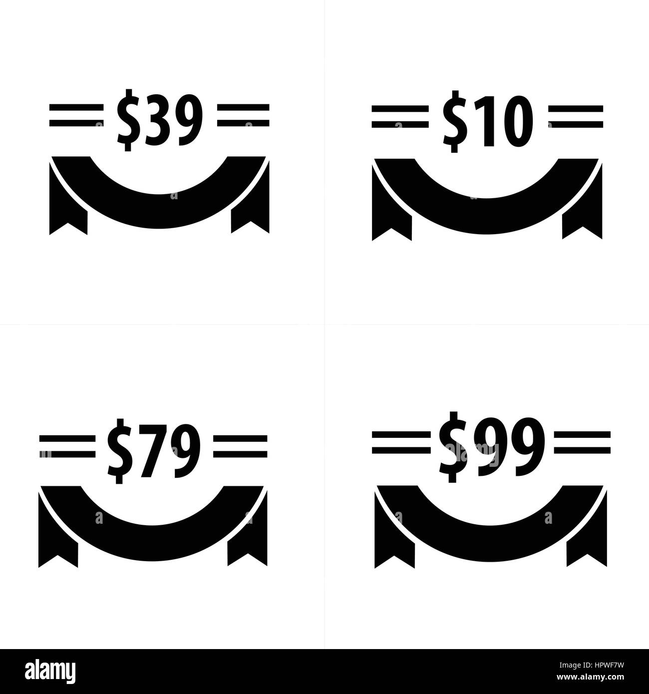 Price tags Set Stock Vector Image & Art Alamy