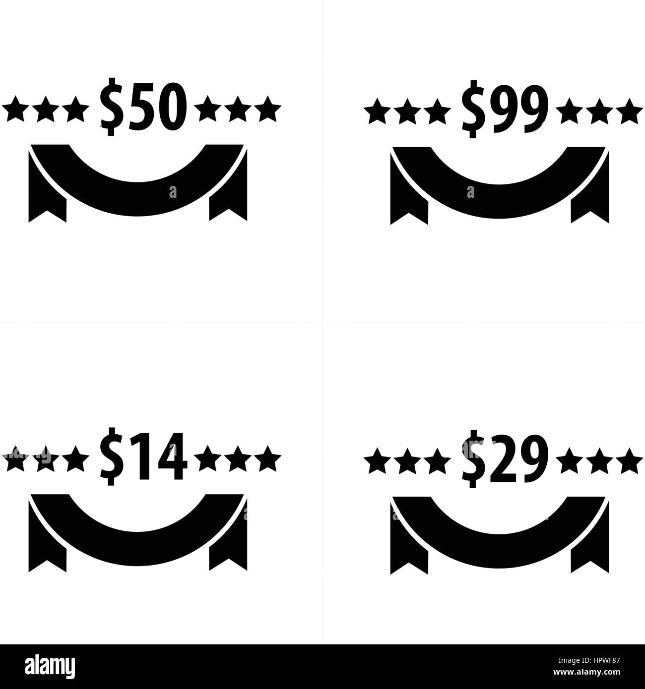 Price tags Set Set Design Stock Vector Image & Art Alamy