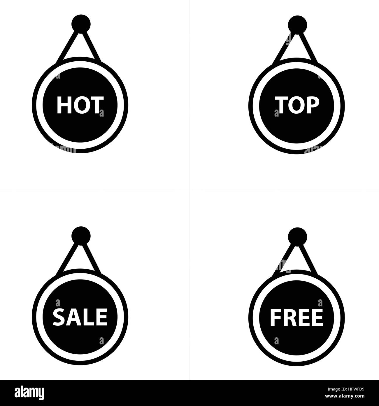 Price label set icon Stock Vector Image & Art - Alamy