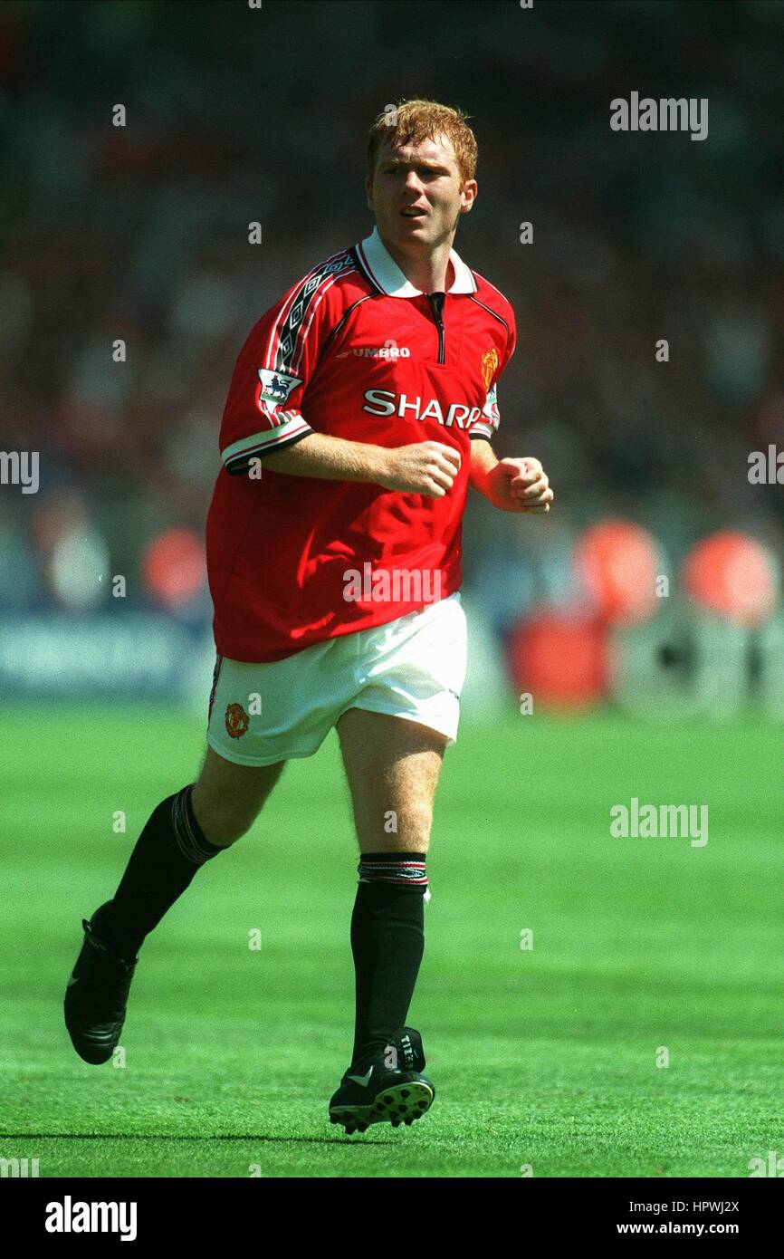 PAUL SCHOLES MANCHESTER UNITED FC 10 August 1998 Stock Photo PAUL SCHOLES MANCHESTER UNITED FC 10 August 1998 Stock Photo
