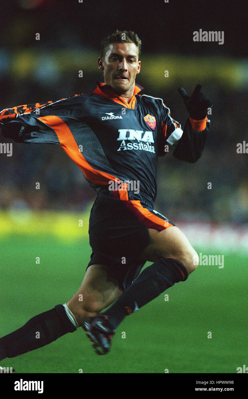 FRANCESCO TOTTI AS ROMA 03 November 1998 Stock Photo - Alamy
