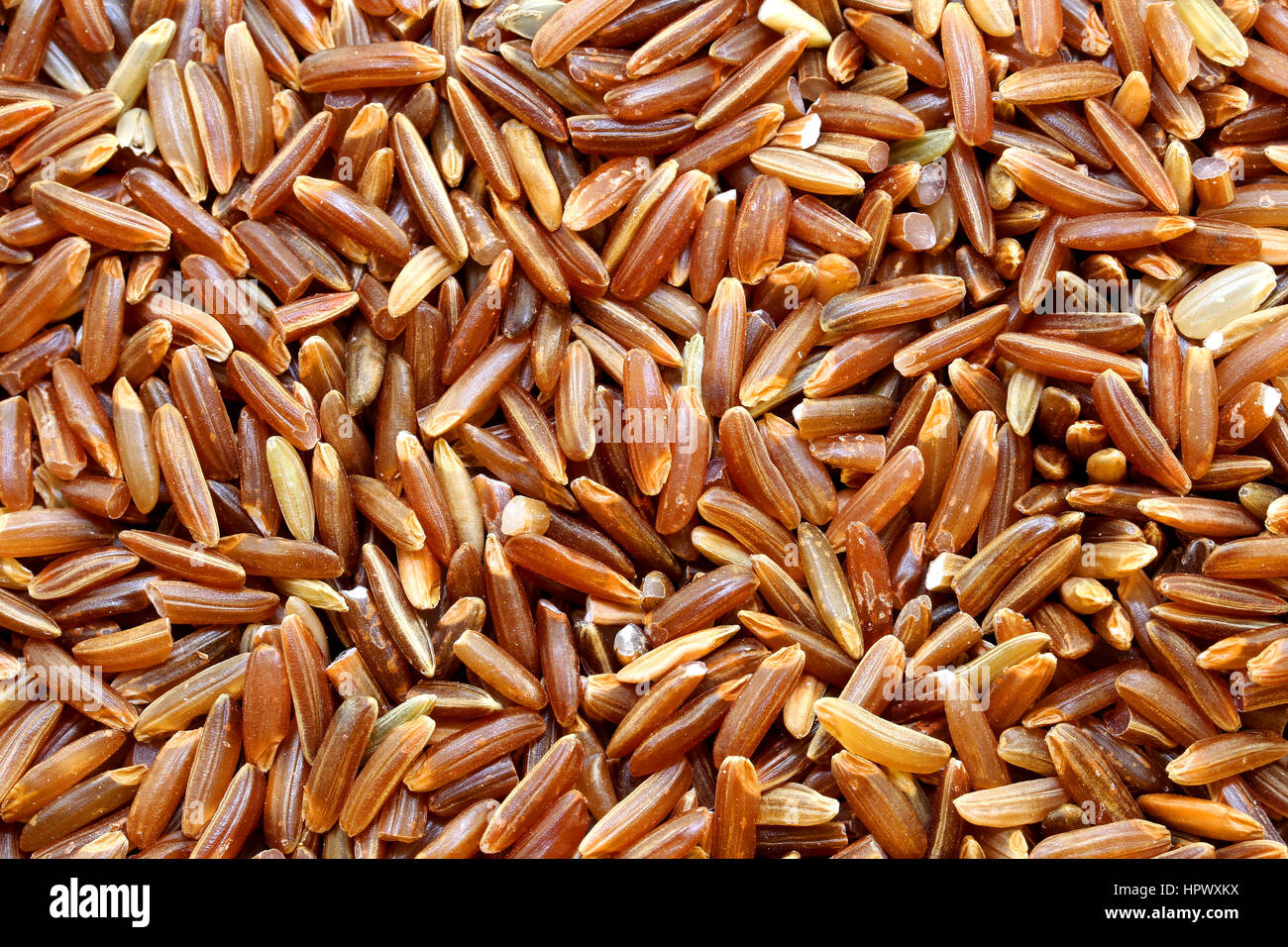 Delicious red rice photographed in close up Stock Photo - Alamy