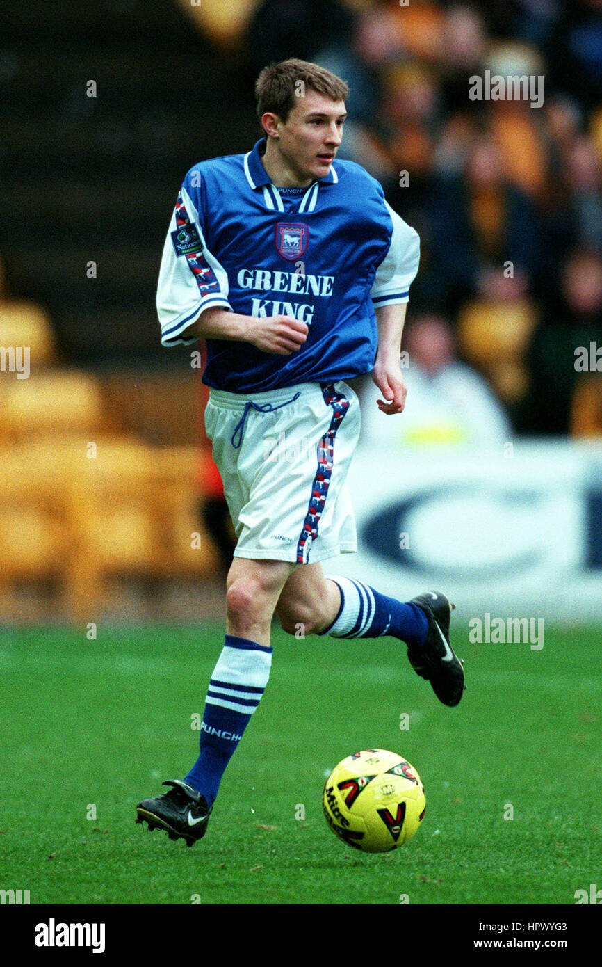 JOHN KENNEDY IPSWICH TOWN FC 28 December 1998 Stock Photo