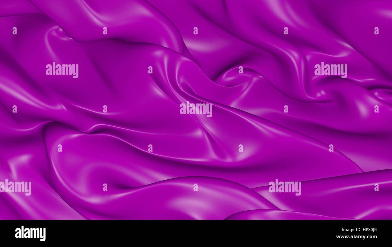 3D Illustration Abstract Purple Background Silk Cloth Stock Photo - Alamy