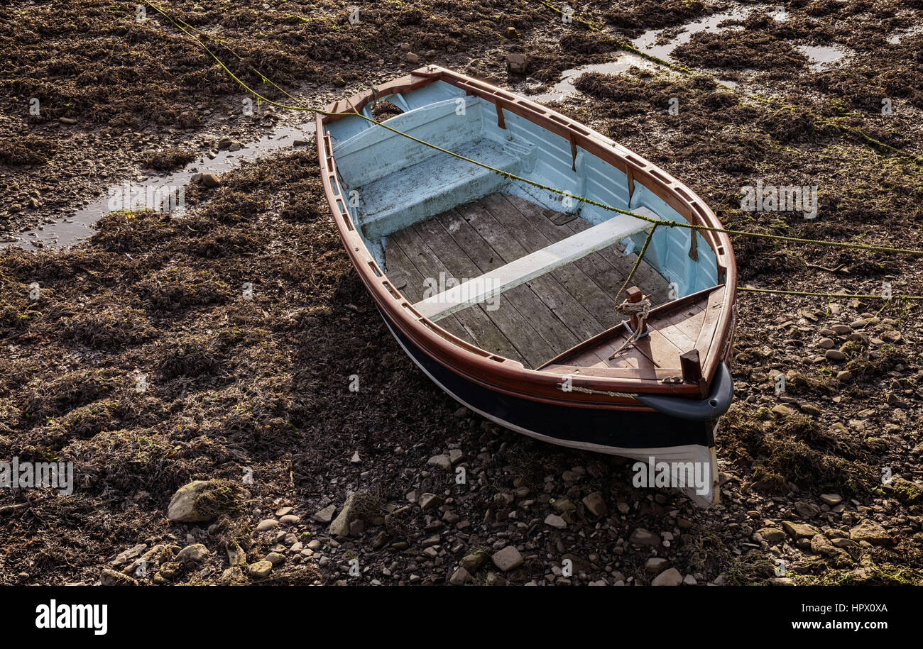 Old wooden rowing boat hi-res stock photography and images - Alamy