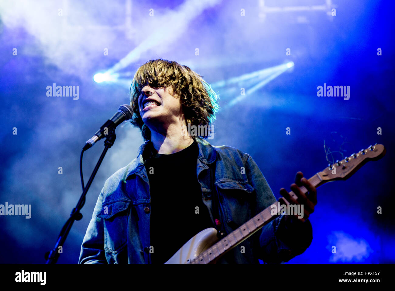Yak Performing Live At Liverpool Sound City Festival May 2015 Stock ...