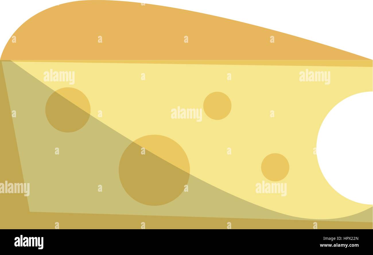 cheese slice snack icon Stock Vector Image & Art - Alamy