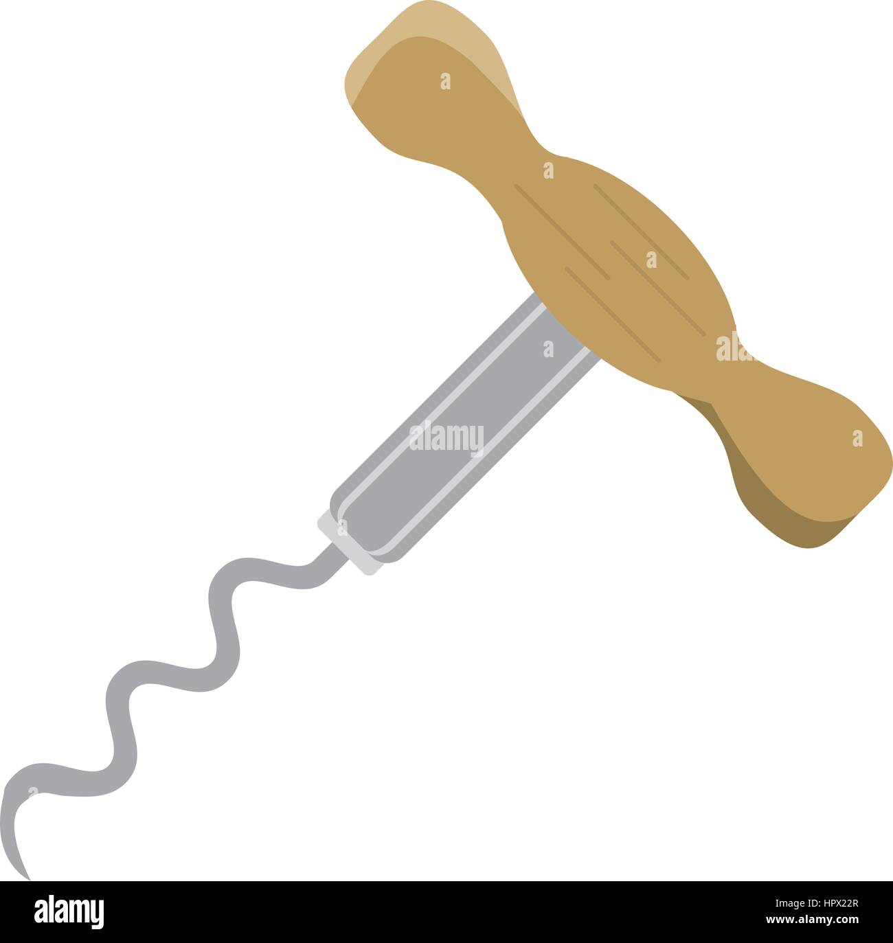corkscrew wine handle icon Stock Vector Image & Art - Alamy