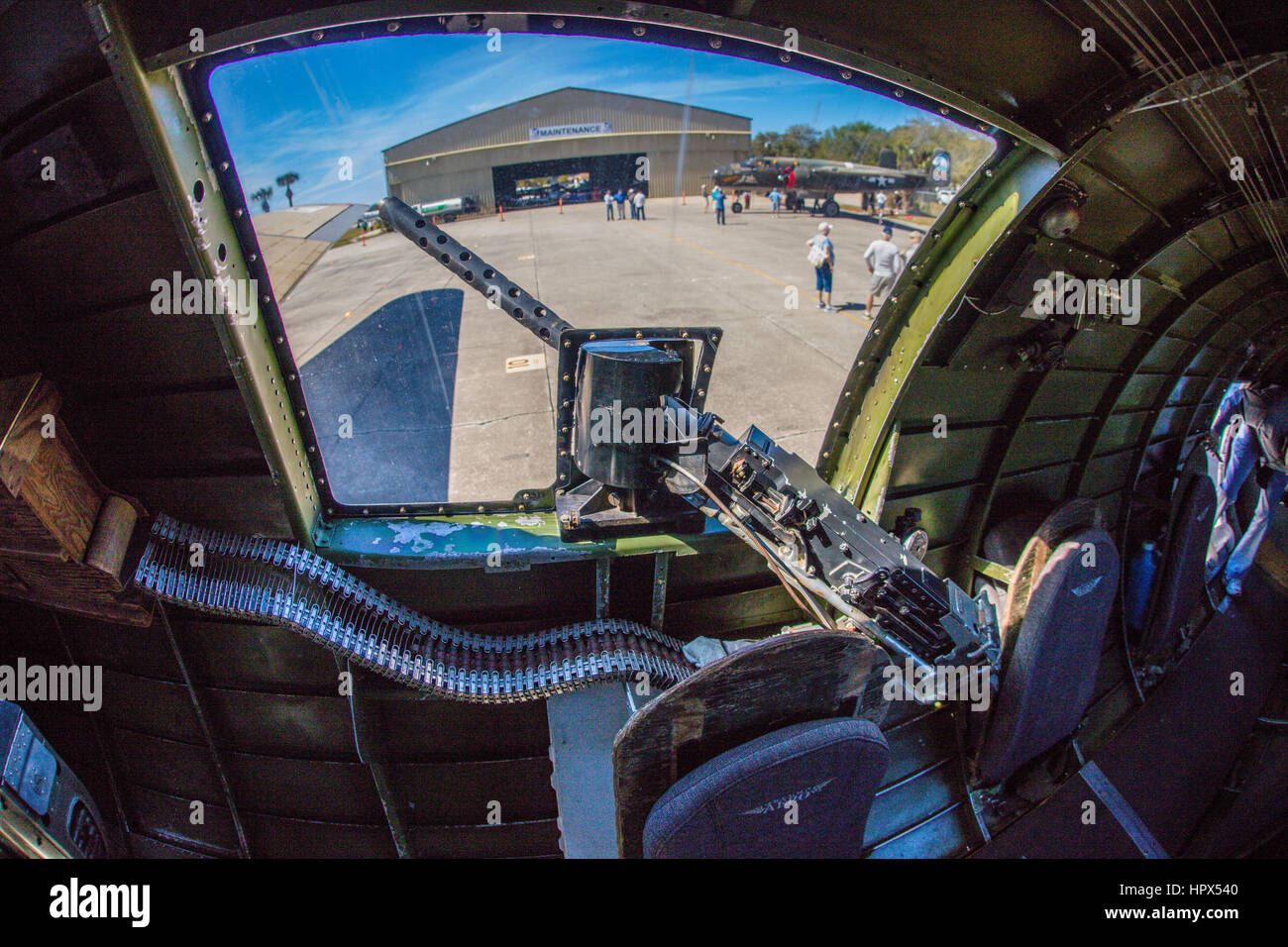 Inside Of B 17 Flying Fortress Bomber At Wings Of