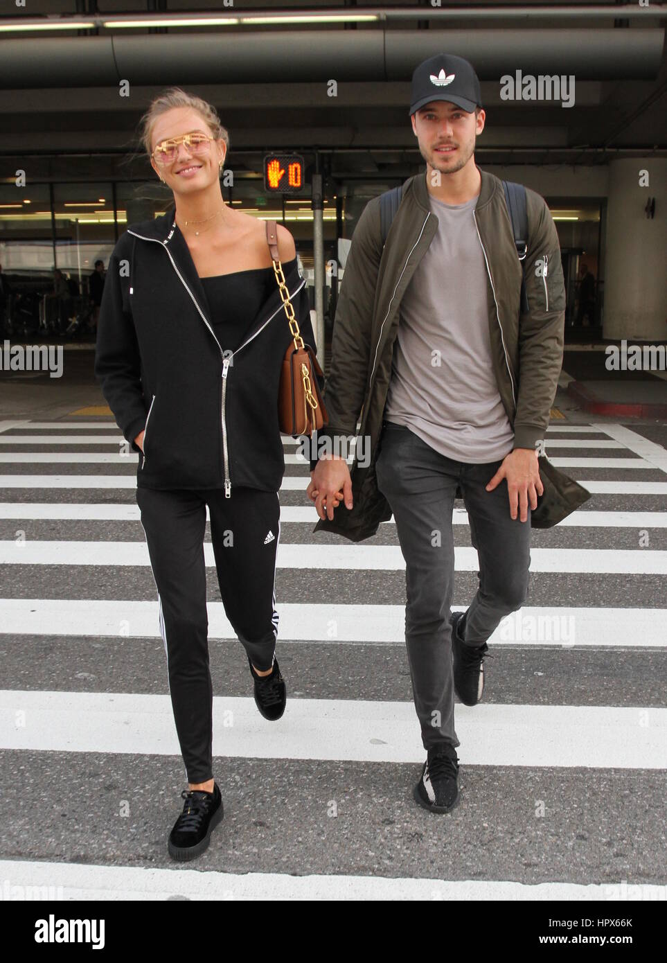 Victoria's Secret model Romee Strijd arrives at Los Angeles International  Airport (LAX) Featuring: Romee Strijd, Laurens