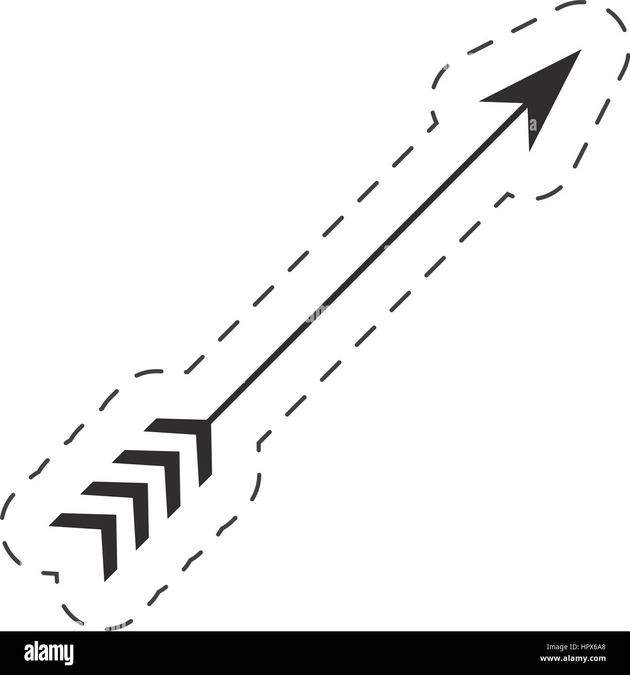 arrow love symbol thin line Stock Vector Image & Art - Alamy