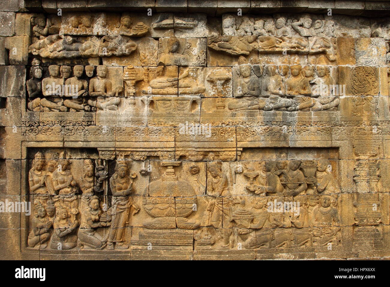 Relief Of Borobudur Temple In Yogyakarta Java Indonesia Stock Photo Relief Of Borobudur Temple In Yogyakarta Java Indonesia Stock Photo
