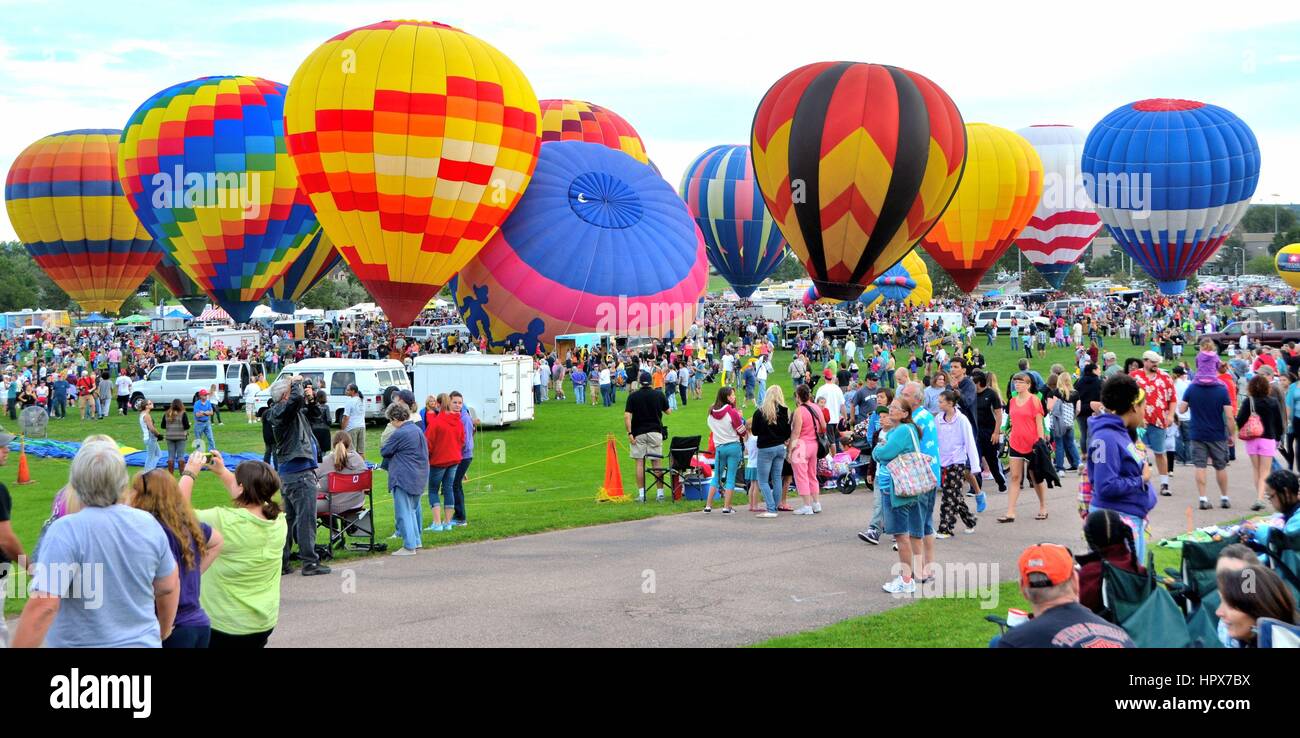 Colorado Springs Hot Air Balloon Festival Stock Photo Alamy