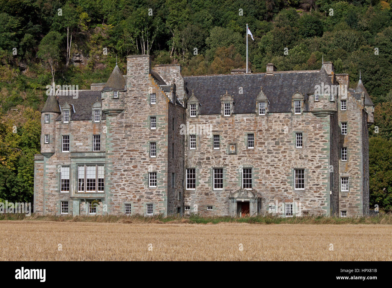 Castle Menzies in Aberfeldy, Scotland Stock Photo