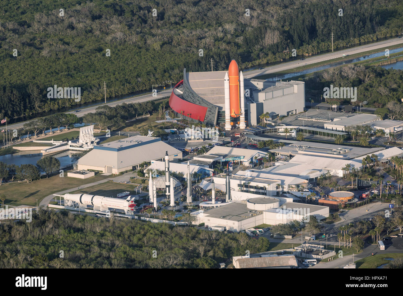 Aerial View Of Missile Row - NASA
