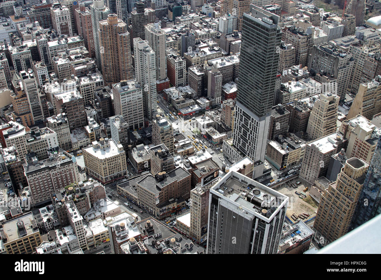 New York City viewed from the Empire State Building Stock Photo - Alamy