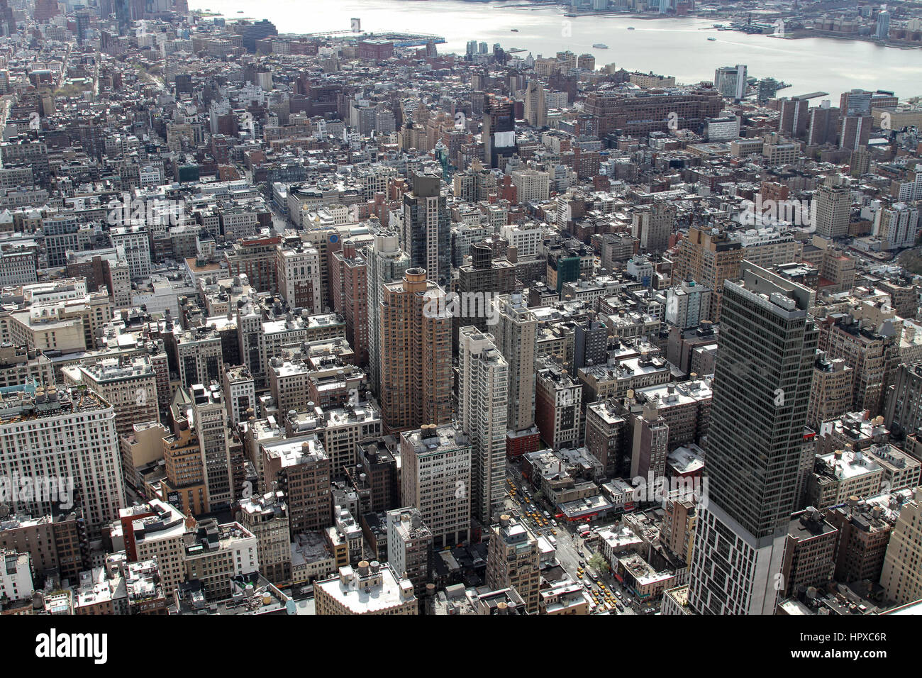 New York City viewed from the Empire State Building Stock Photo
